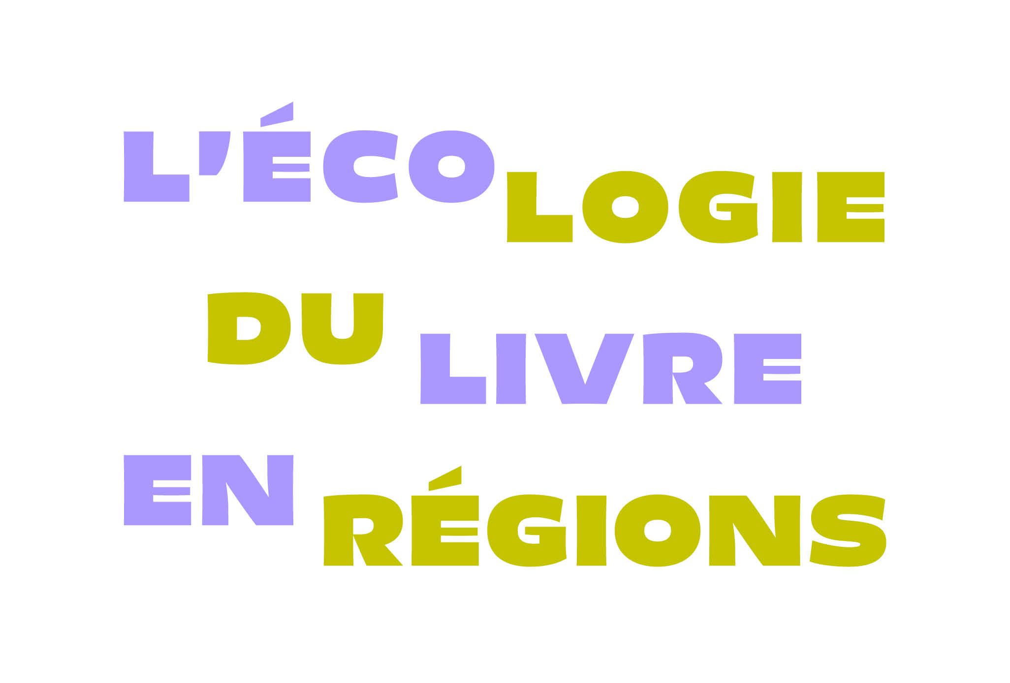 Logo de L'écologie du livre en régions Logo de L'écologie du livre en régions
