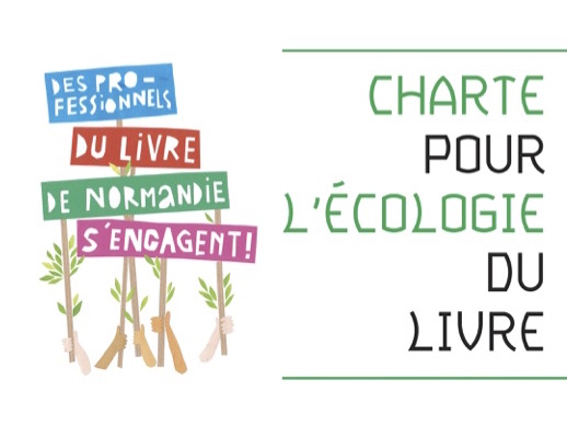 Visuel Charte écologie du livre de Normandie Livre & Lecture