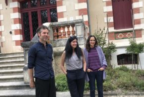 Geoffrey Lachassagne, Sarah Trouche et Morvarid K au chalet Mauriac.