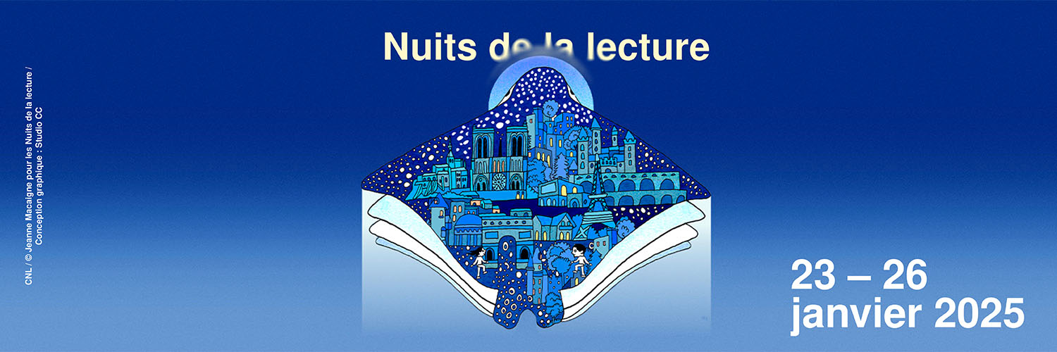 Affiche Nuits de la lecture 2025